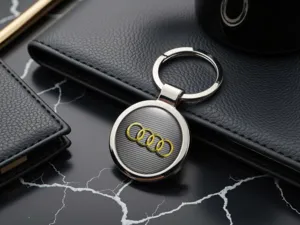 Audi Anello Portachiavi Auto Lega Resistente